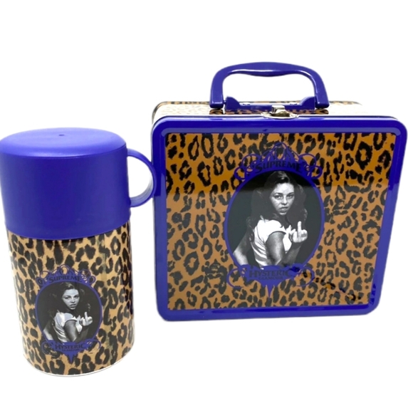 👑Supreme👑 Ⓡ/ HYSTERIC GLAMOUR👑 Lunchbox Set👑Leopard - Picture 9 of 12